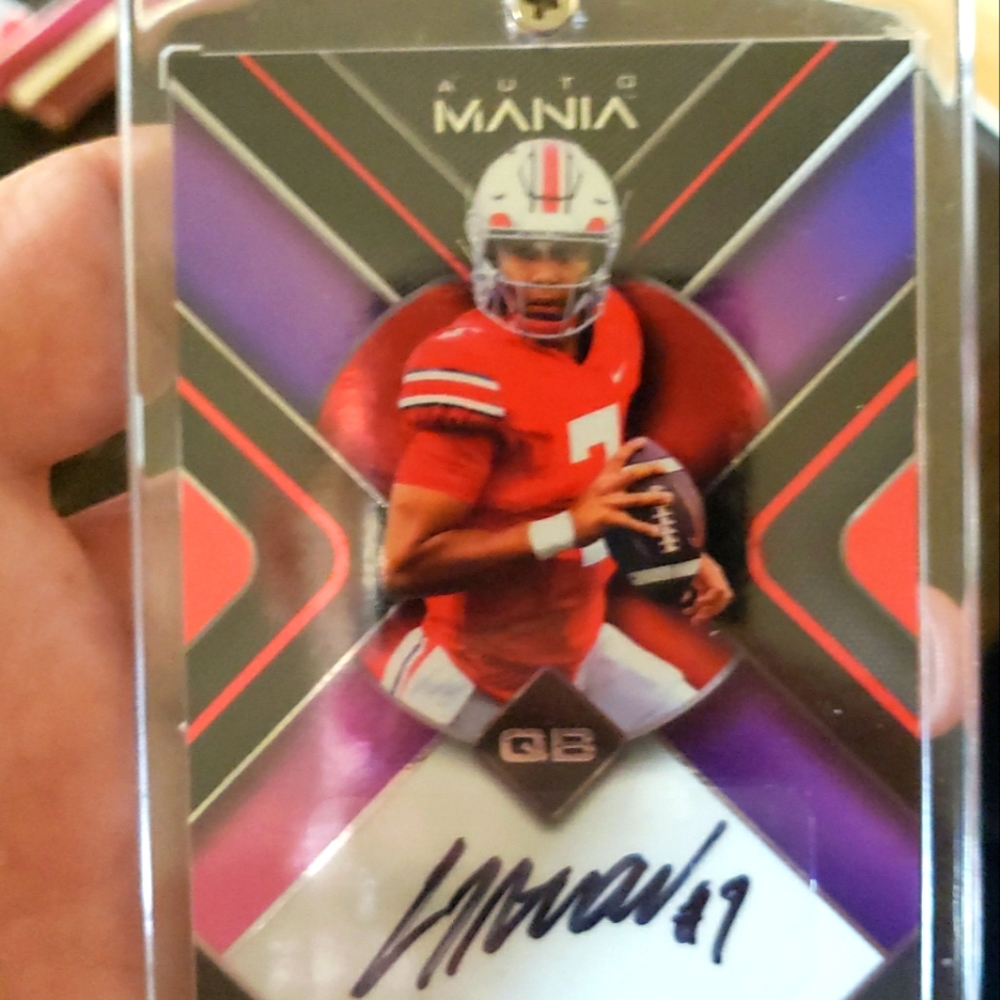 C.j. stroud autographed card